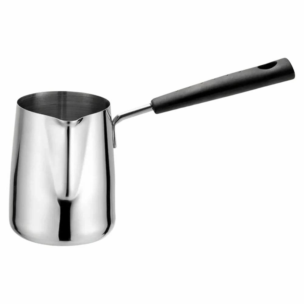 Milk Frothing Jug with Long Handle Frother Cup 350 ML