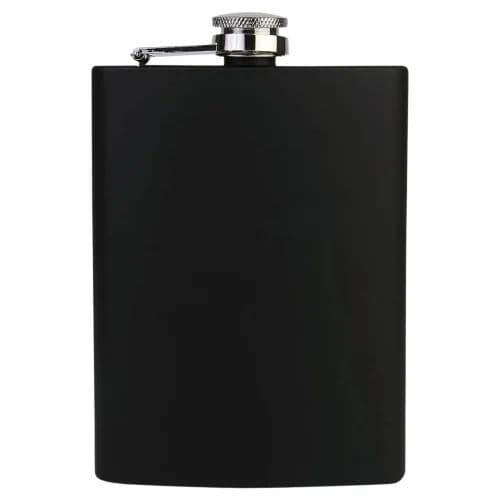 Black Hip Flask 7 Oz