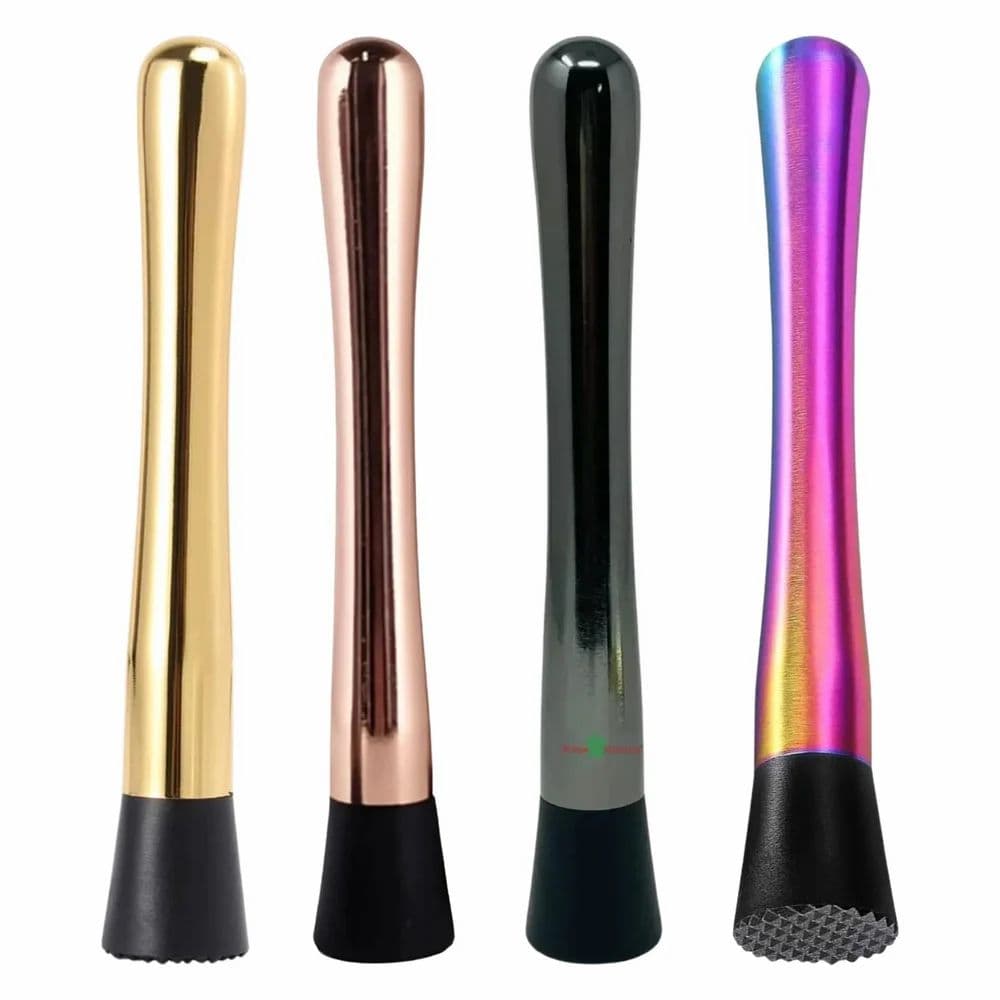Stainless Steel Cocktail Muddler Golden Black Rainbow Rose Gold