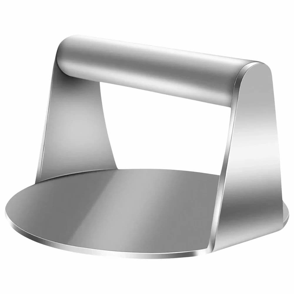 Heavy Duty Stainless Steel Burger Press 5.5 Inches Round Burger Smasher