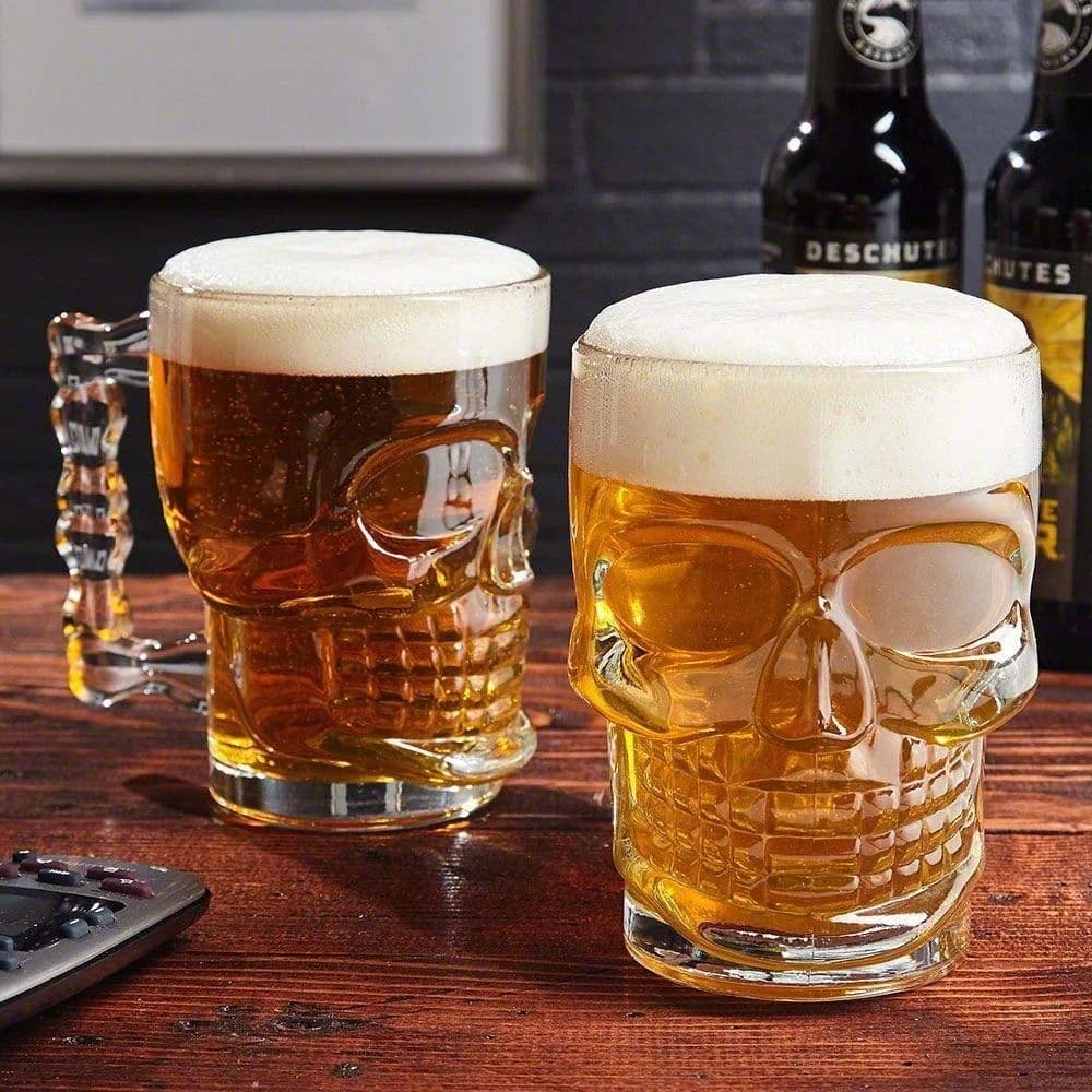 Skull Shaped Beer Mug