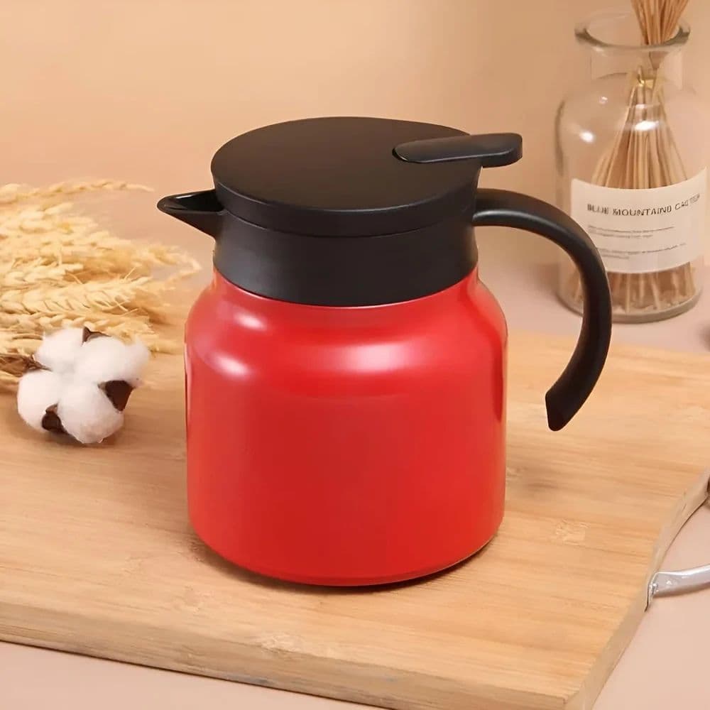 Double Wall Kettle Stainless Steel Tea Pot with Tea Infuser